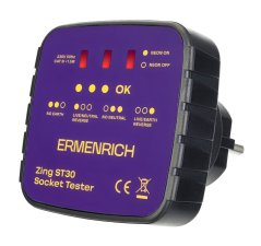Tester zásuvek Ermenrich Zing ST30