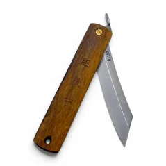 Japonský zavírací nůž Higonokami PERSIMMON z oceli VG10 - 72 mm, dřevěná rukojeť