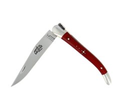 Forge de Laguiole Compressed Fabric Red 9 cm