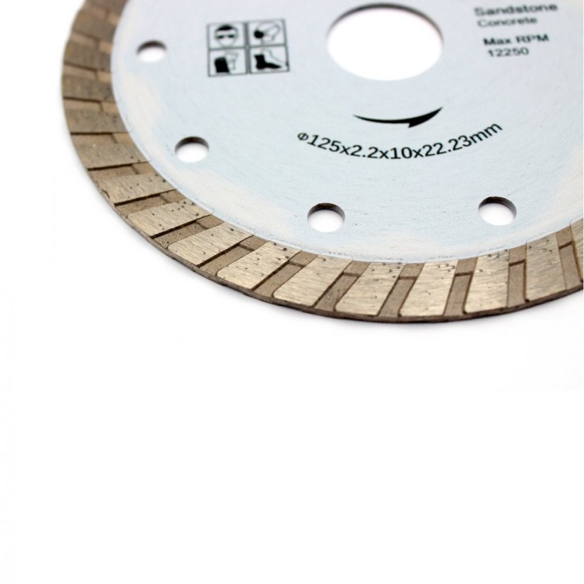 125 mm Diamantový řezný kotouč na pískovec a beton TERRA