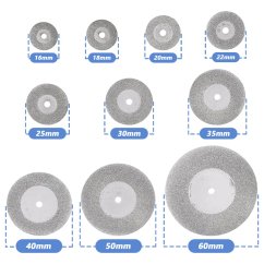 Sada diamantových kotoučů PRECIS, 16 - 60 mm, 11 kusů