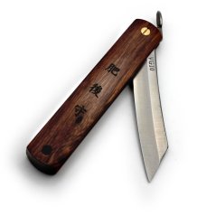 Japonský zavírací nůž Higonokami IRON WOOD z oceli VG10 - 72 mm, dřevěná rukojeť