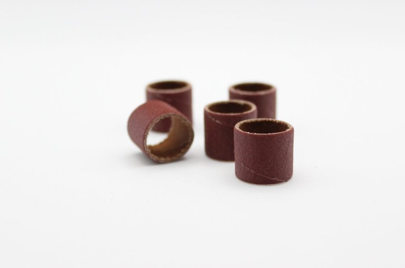 Brusné smirkové prstýnky #320, 13 mm - Počet v balení: 15 ks