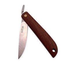 Japonský kapesní nůž Kotoh RED WOOD z oceli D2, dřevěná rukojeť