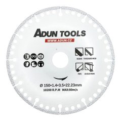 150 mm Diamantový rezný kotúč - extra výkonný XTRAC