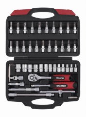 46-ti dílná gola sada 1/4" v kufru