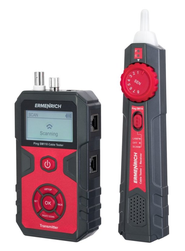 Tester káblov Ermenrich Ping SM110