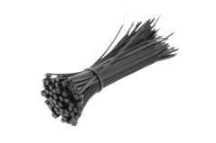 Nylonové stahovací pásky 2.5 x 140 mm, 100 ks, černé