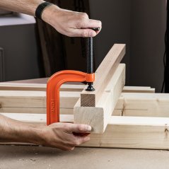 Litinová C-svorka PONY JORGENSEN Light Duty - rozpětí 12,5 cm