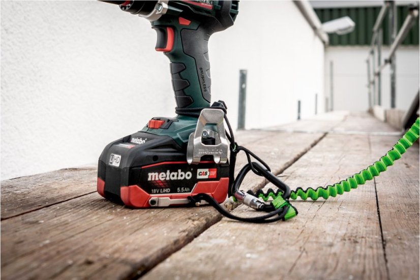Aku baterie METABO LiHD DS 18 V - 10,0 Ah, ochrana proti pádu