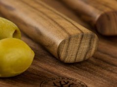 Böker Damast Olive, třídílná sada nožů
