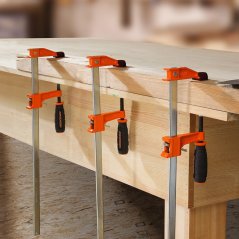 Stolařská svorka PONY JORGENSEN s regulací tlaku - 90 cm - Medium Duty - mělká