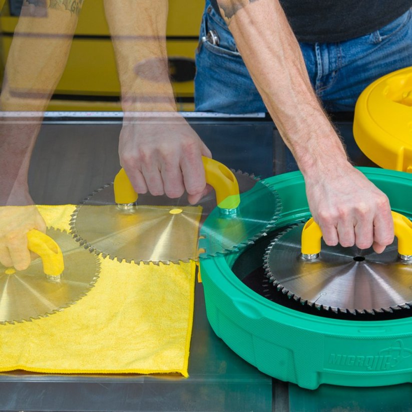 Sada na čištění bitů, fréz a pilových kotoučů MICROJIG BLADECLEAN