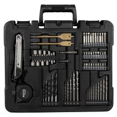 Aku vrtací šroubovák BS 18 - Set 126 dílů