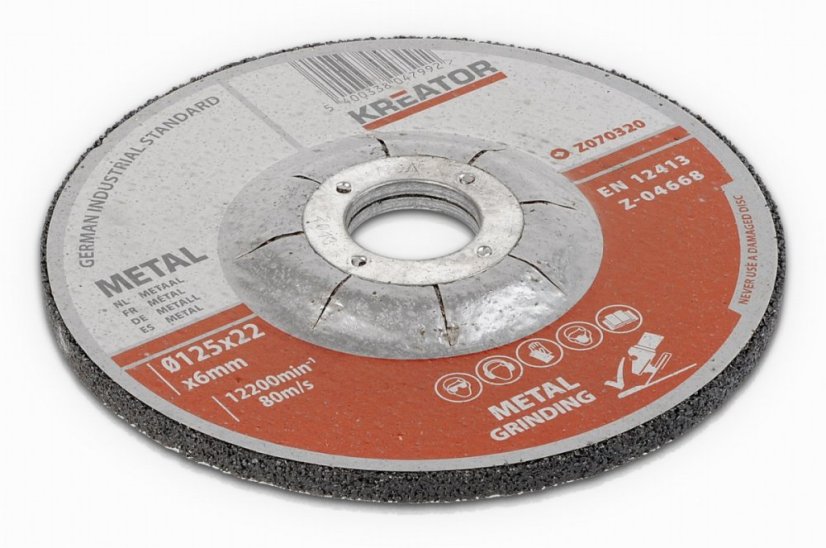Brusný kotouč ocel 125 x 6mm 2+1 (3ks)