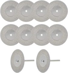 Diamantové řezné mini kotouče PRECIS – 25 mm, 10 ks