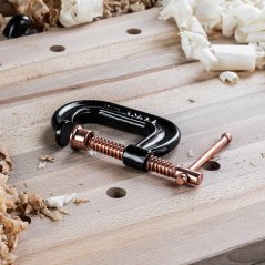 Kovaná ocelová C-svorka PONY JORGENSEN Heavy Duty - rozpětí 5 × 5 cm