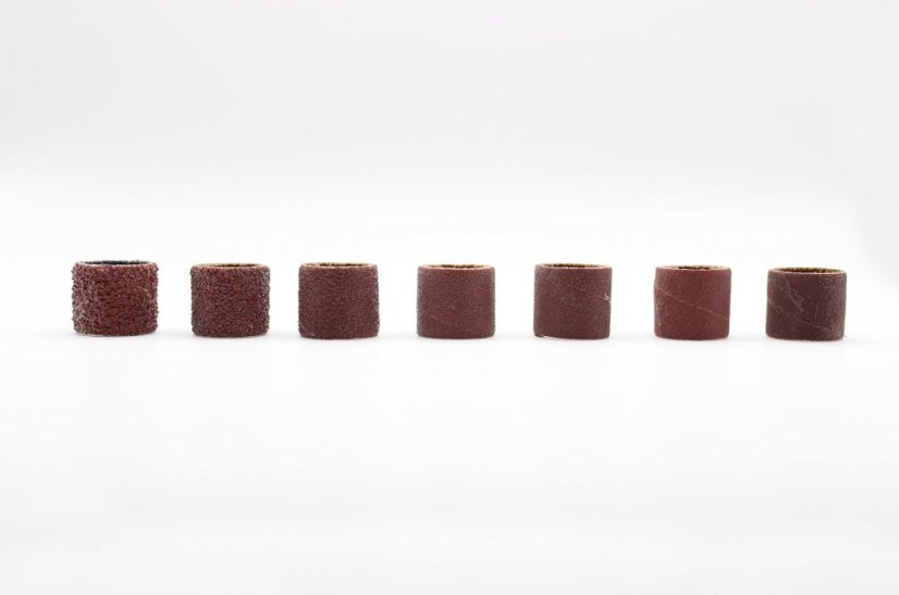 Brusné smirkové prstýnky #80, 13 mm