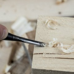 Japonské kulaté řezbářské dláto YOSHIHIRO Uchimaru Nomi – 6 mm