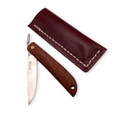 Japonský kapesní nůž Kotoh RED WOOD z oceli D2, dřevěná rukojeť