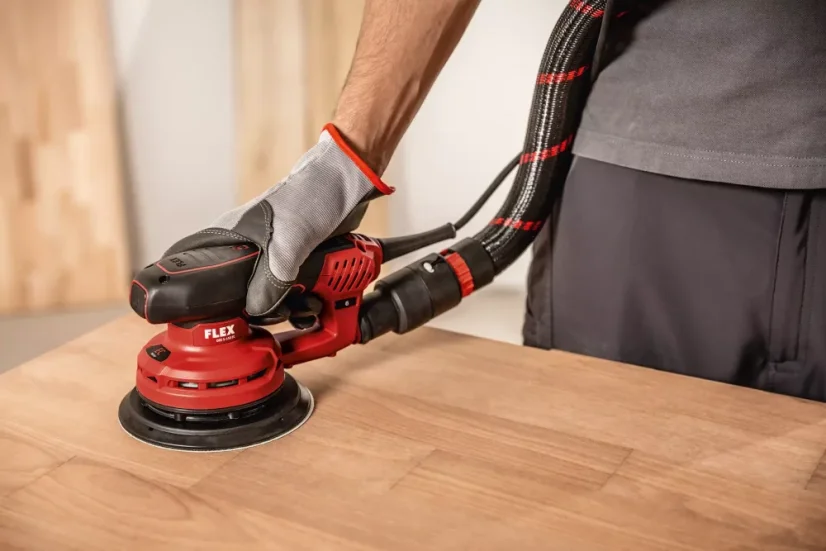 150 mm Výkonná excentrická bruska s regulací otáček, kufr L-BOXX® FLEX