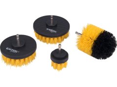 Sada čistiacich kief na vŕtačku 4ks, stopka 1/4"x25mm