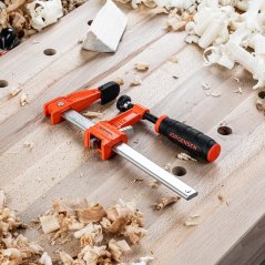 Stolařská svorka PONY JORGENSEN s regulací tlaku - 15 cm -  Medium Duty - mělká