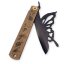 Japonský zatvárací nôž Higonokami PAPILIO BUTTERFLY z modrej ocele Warikomi - 120 mm, BR/BL