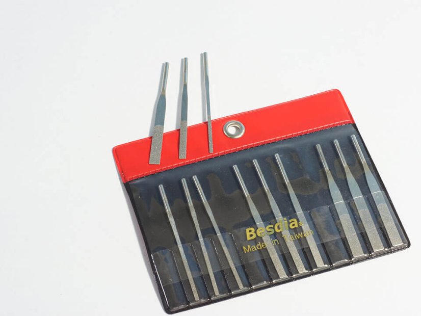 Súprava diamantových pilníkov MTP-120 (dĺžka 72 mm)