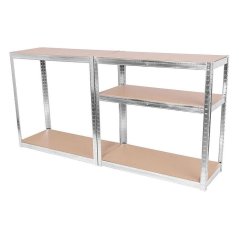 Regál kovový 1800x900x400mm, max. 175kg na polici, Racks RAT40 MS