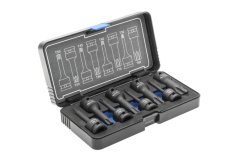 Súprava zásuviek s nárazovým bitom Spline Torx, 8 ks, 1/2", CrMo