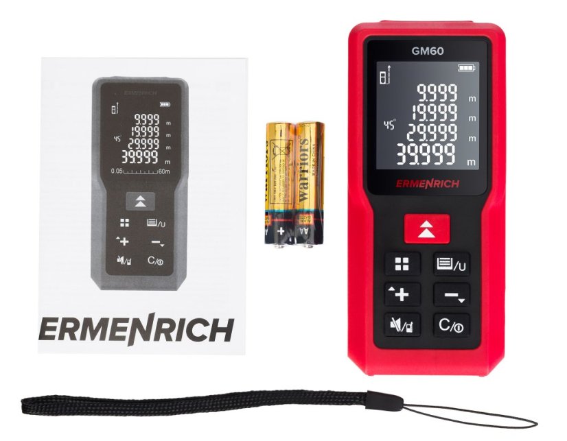 Laserový měřič Ermenrich Reel PRO GM60