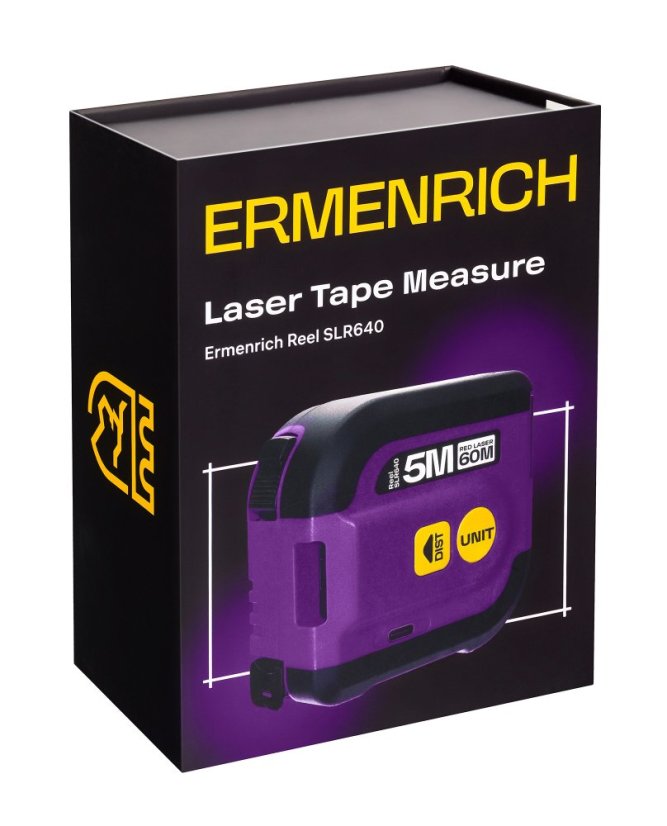 Laserový zvinovací meter Ermenrich Reel SLR640