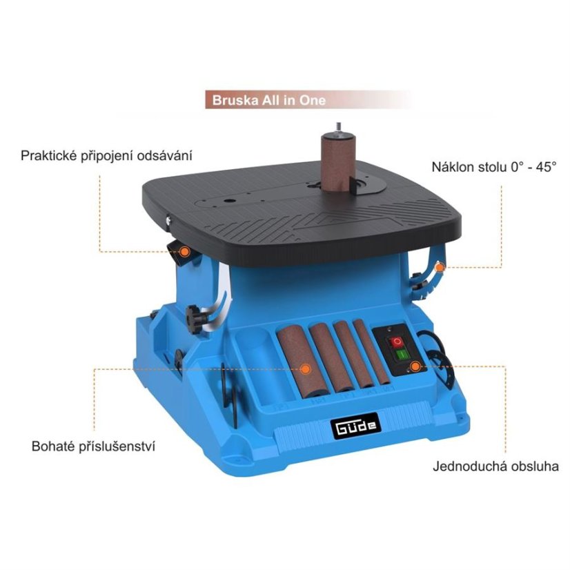 Vřetenová a pásová bruska GSBSM 500