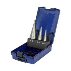 Sada stupňovitých vrtáků HSS OREN 3-dílná (4-12 mm, 4-20 mm, 4-30 mm)