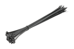 Nylonové sťahovacie pásky 4,8 x 300 mm, 25 ks, čierna