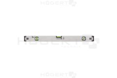 Hliníková úroveň 60 cm, 3 úrovne bublín, vertikálny pohľad