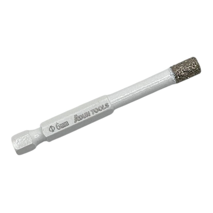 6 mm Diamantová vykružovací korunka 1/4" PROFI HEX 6 mm Diamantová vykružovací korunka 1/4" PROFI HEX