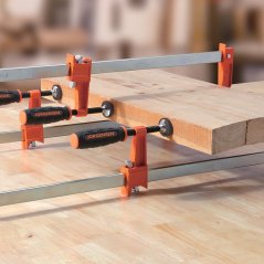 Stolařská svorka PONY JORGENSEN s regulací tlaku - 90 cm - Heavy Duty - mělká