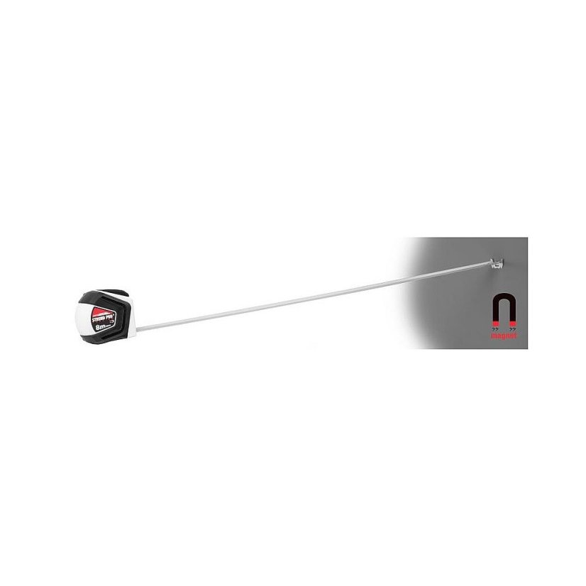 Meter zvinovací Premium Auto STOP, magnetic, 3m - obojstranný
