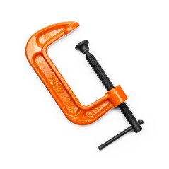 Litinová C-svorka PONY JORGENSEN Light Duty - rozpětí 6,4 × 3,9 cm