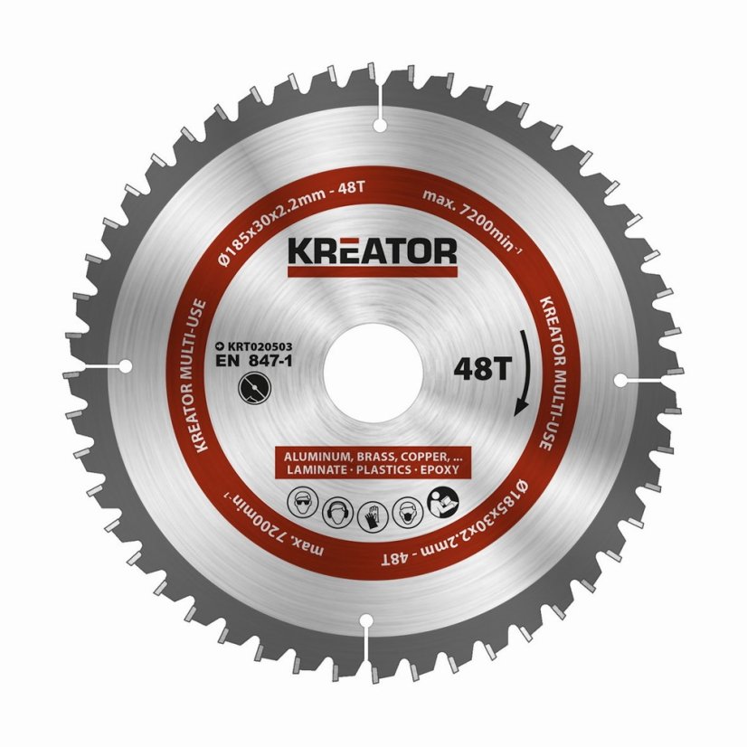 KRT020503 - Pílový kotúč univerzálny 185mm, 48T