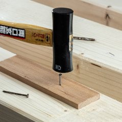 Japonské oválne oceľové kladivko E-VALUE Gennou - 300 g