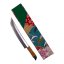 Japonský nůž Higonokami OMAMORI z modré oceli Warikomi - 130 mm, originální barevné kombinace