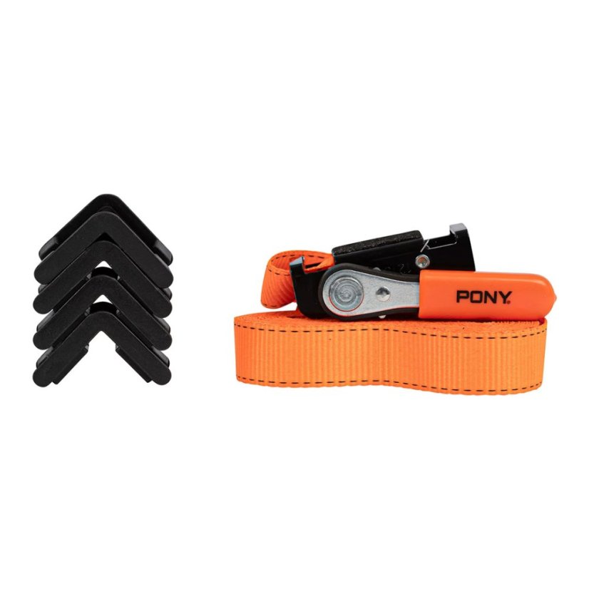 Rychloupínací popruh PONY JORGENSEN s ráčnou - kurta 4,5 m