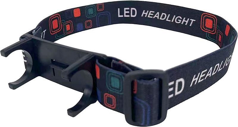 Čelovka XL0702, 110x34mm, 5W, XPE + COB 60 + 120 lm, 1200mAh, odnímatelná hlava