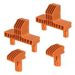 Plastová zarážka PONY JORGENSEN Bench Dog pro skládací pracovní stůl - sada 4 ks