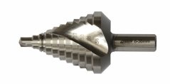 Stupňovitý vrták OREN HSS so špirálovou drážkou 6-36 mm (po 3 mm)