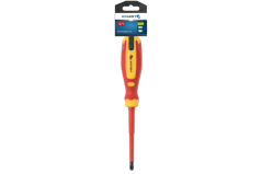 Plocho-křížový šroubovák, PZ2/SL6 100 mm, 1000 V, SLIM, CrMo