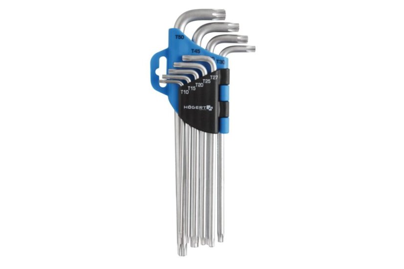 Klíče torx 9 ks, extra dlouhé